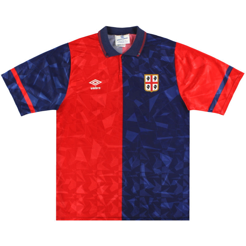 1990-93 Cagliari Home Shirt