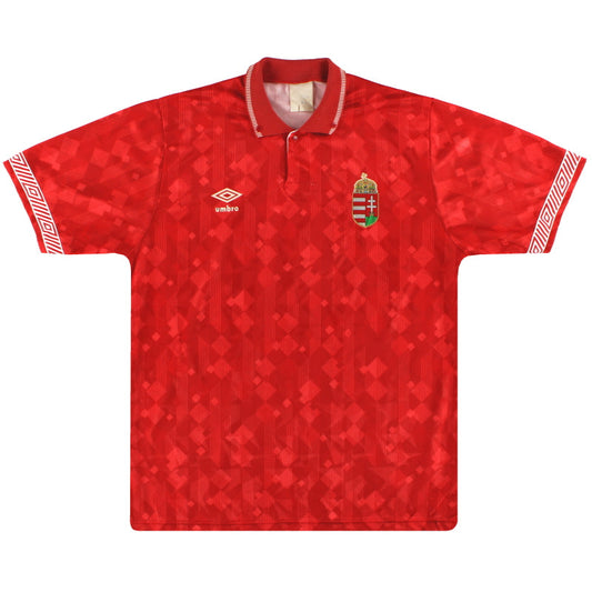 1990-93 Hungary Home Shirt
