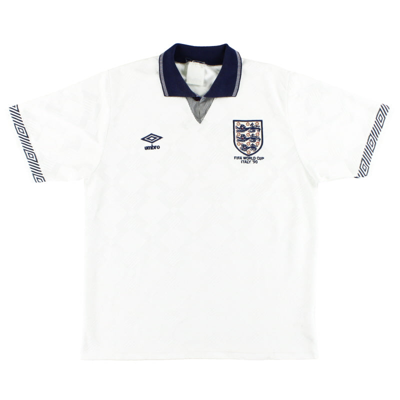 1990 England 'Italy '90' Home Shirt