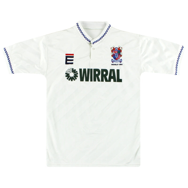 1990 Tranmere Rovers 'Wembley 1990' Home Shirt