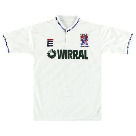 1990 Tranmere Rovers 'Wembley 1990' Home Shirt