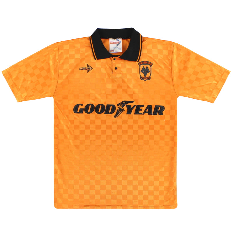1990 Wolves Scoreline Home Shirt