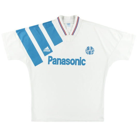 1991-92 Olympique Marseille Home Shirt L/XL