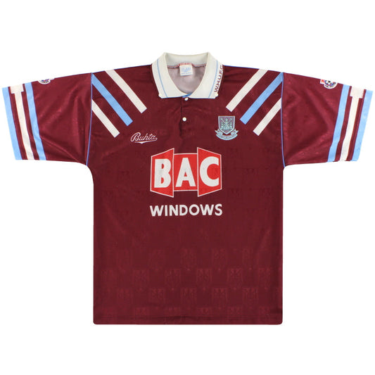 1991-92 West Ham Home Shirt