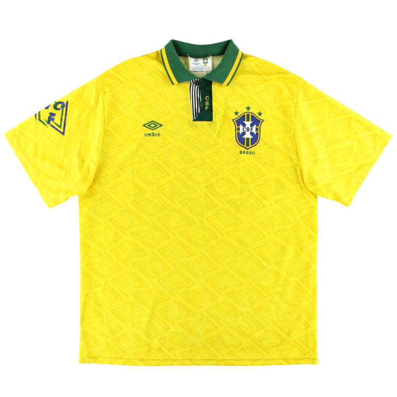 1991-93 Brazil Home Shirt