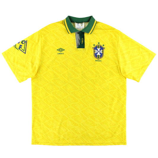 1991-93 Brazil Home Shirt
