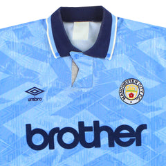 1991-93 Manchester City Home Shirt