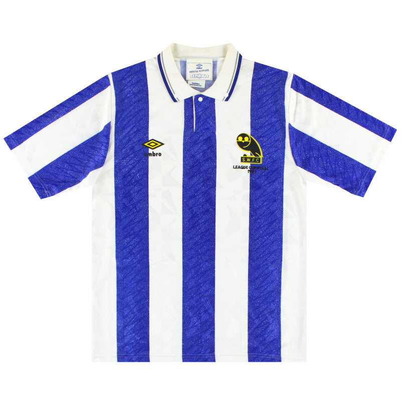 1991 Sheffield Wednesday 'League Cup Final' Home Shirt