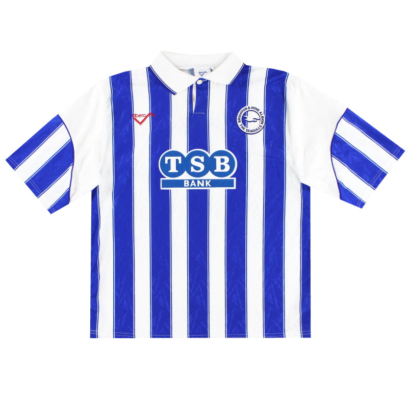 1992-93 Brighton Ribero Home Shirt