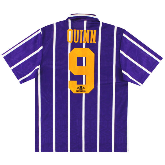 1992-94 Manchester City Away Shirt Quinn