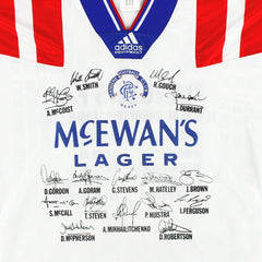 1992-94 Rangers 'Signed' Away Shirt