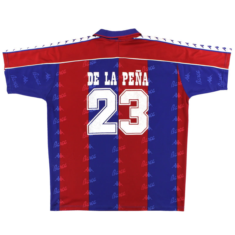 1992-95 Barcelona Home Shirt De La Pena