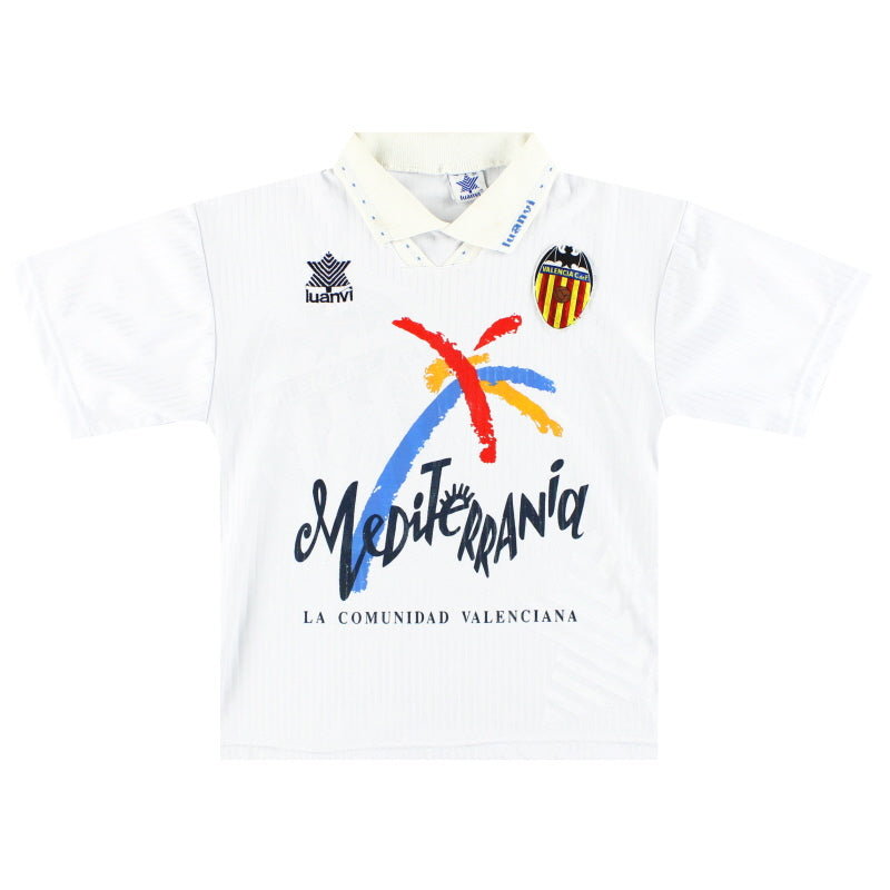 1993-94 Valencia Luanvi Home Shirt
