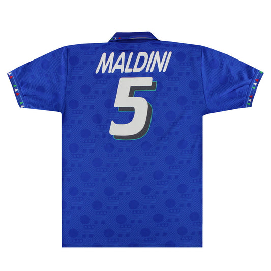 1993-94 Italy Home Shirt Maldini