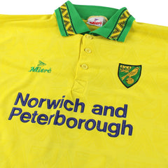 1994-95 Norwich Home Shirt Ekoku