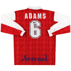 1994-96 Arsenal Home Shirt Adams
