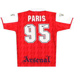 1994-96 Arsenal Home Shirt Paris