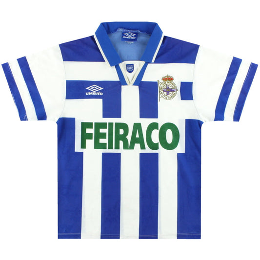 1994-96 Deportivo Home Shirt