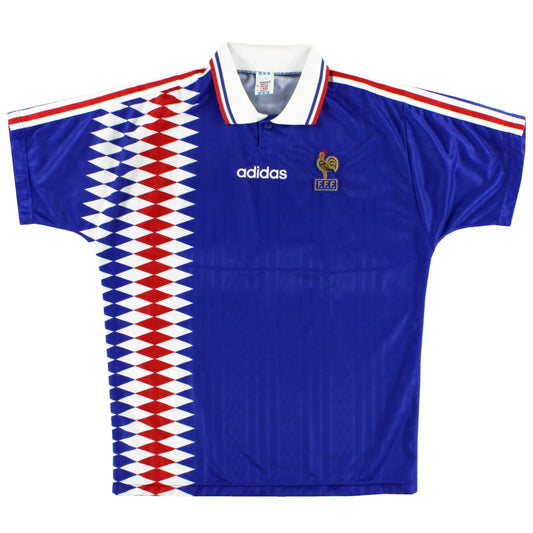 1994-96 France Home Shirt L/XL