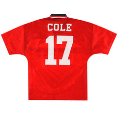 1994-96 Manchester United Home Shirt Cole