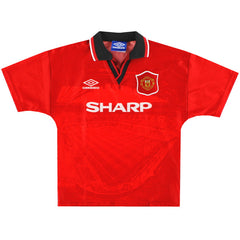 1994-96 Manchester United Home Shirt Cole