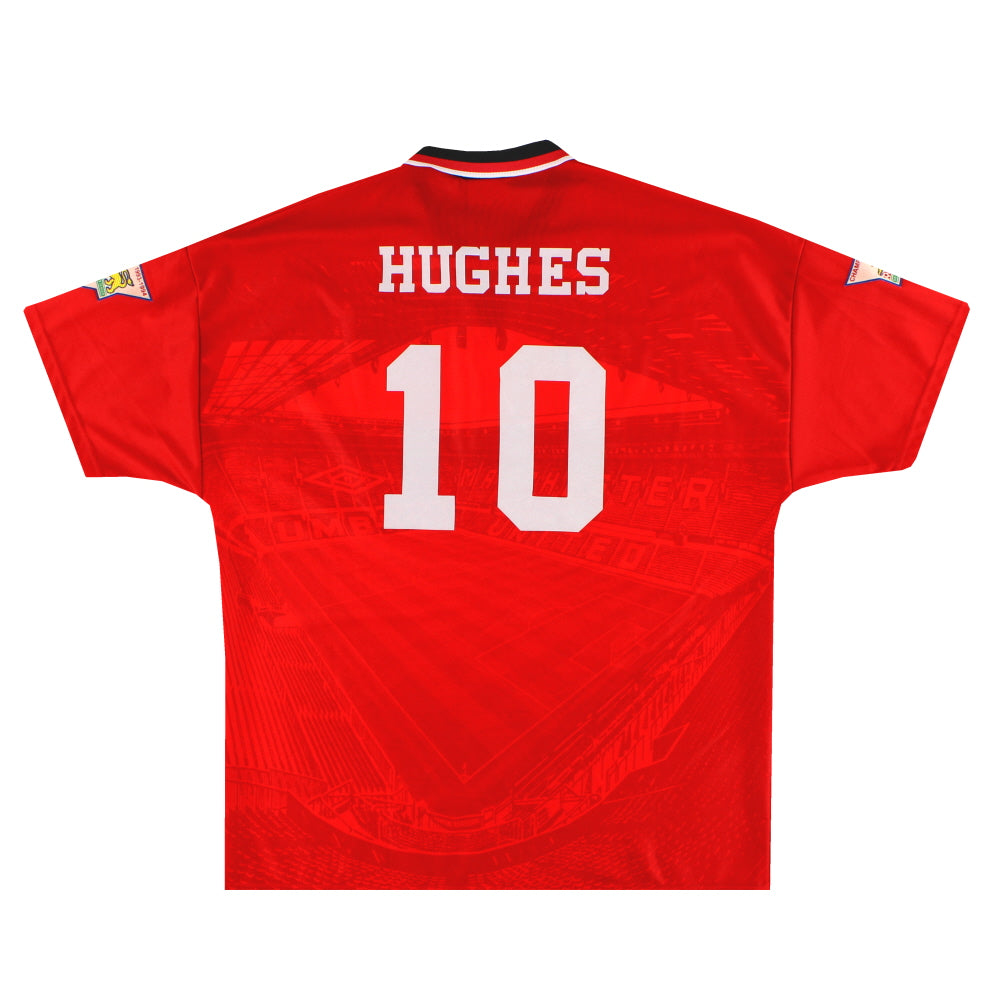 1994-96 Manchester United Home Shirt Hughes