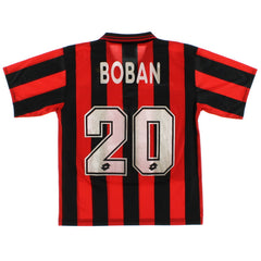 1995-96 AC Milan Home Shirt Boban XXXL.Boys