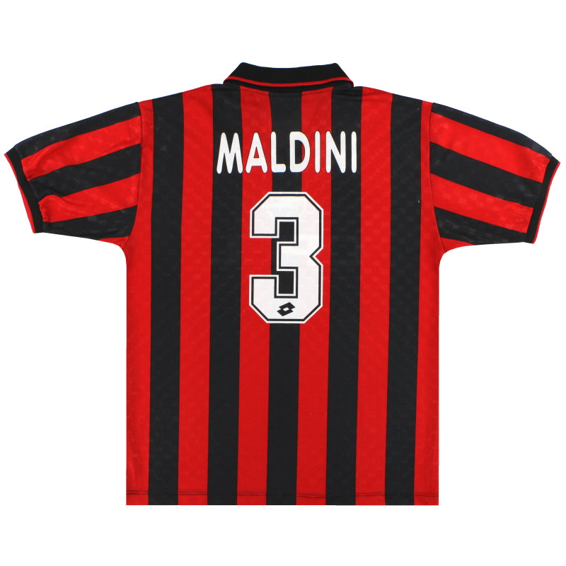 1995-96 AC Milan Home Shirt Maldini