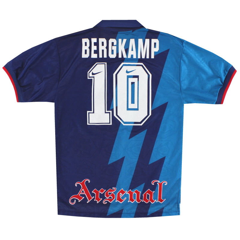 1995-96 Arsenal Away Shirt Bergkamp