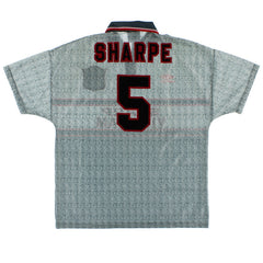 1995-96 Manchester United Away Shirt Sharpe