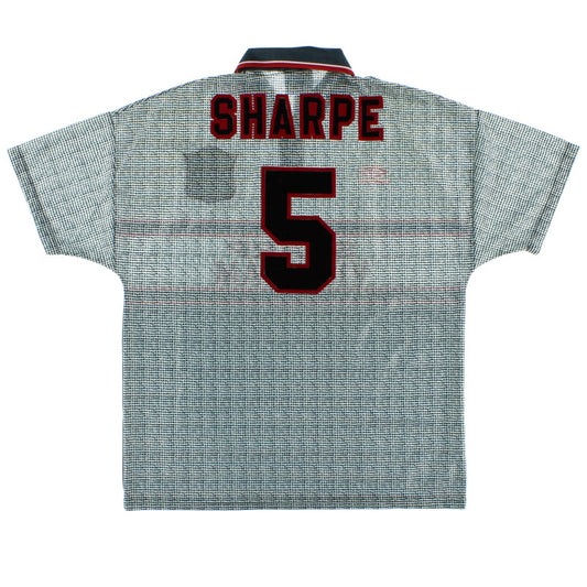 1995-96 Manchester United Away Shirt Sharpe