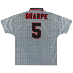 1995-96 Manchester United Away Shirt Sharpe