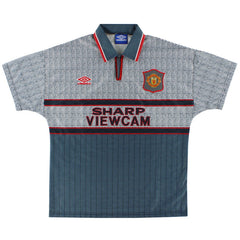 1995-96 Manchester United Away Shirt Sharpe