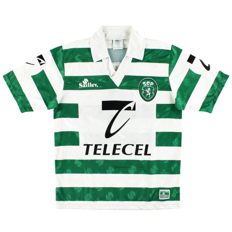 1995-96 Sporting Lisbon Saillev Home Shirt