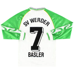 1995-96 Werder Bremen Home Shirt Basler