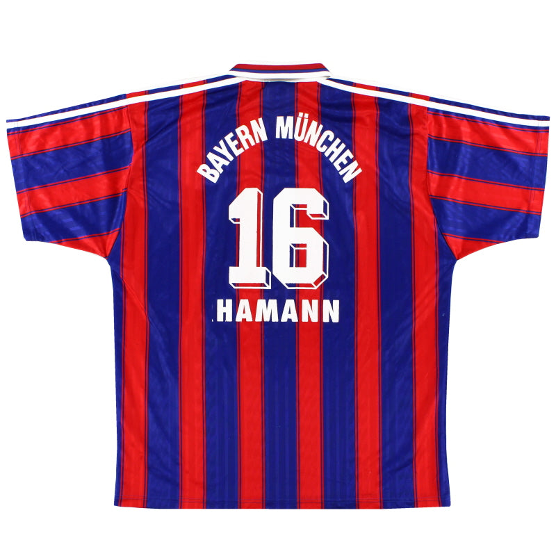 1995-97 Bayern Munich Home Shirt Hamann