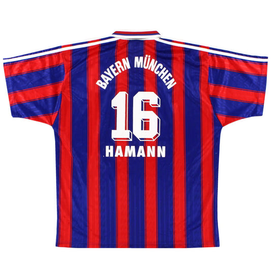 1995-97 Bayern Munich Home Shirt Hamann