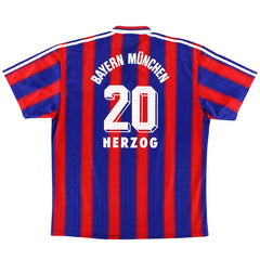 1995-97 Bayern Munich Home Shirt Herzog