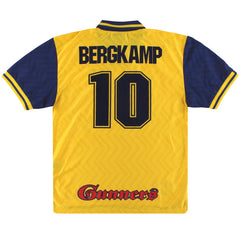 1996-97 Arsenal Away Shirt Bergkamp