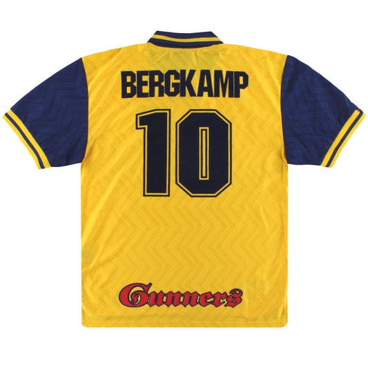 1996-97 Arsenal Away Shirt Bergkamp