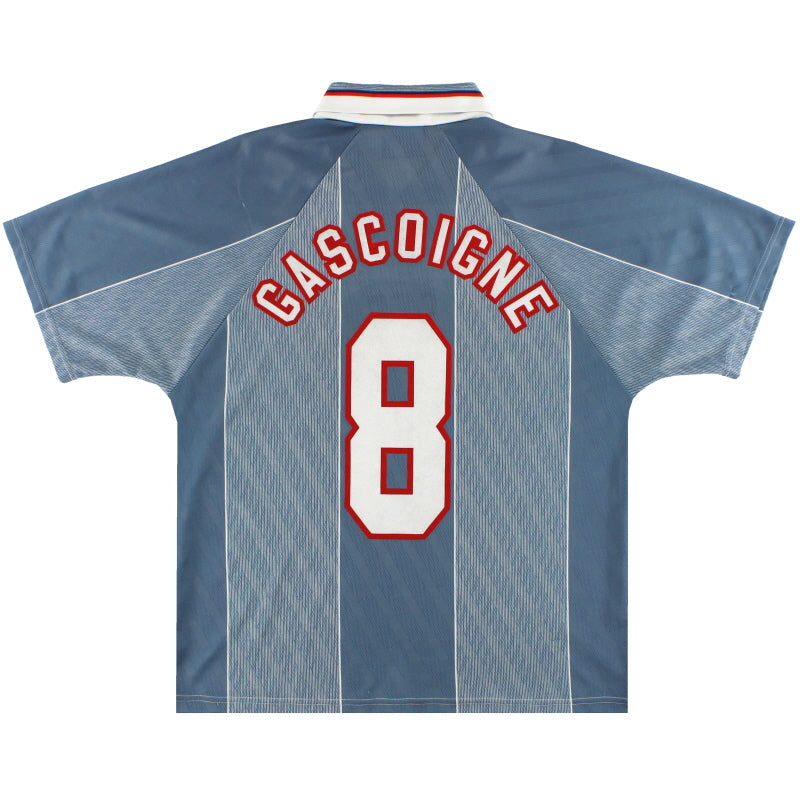 1996-97 England Away Shirt Gascoigne