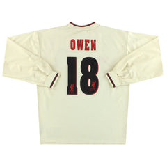 1996-97 Liverpool Away Shirt Owen