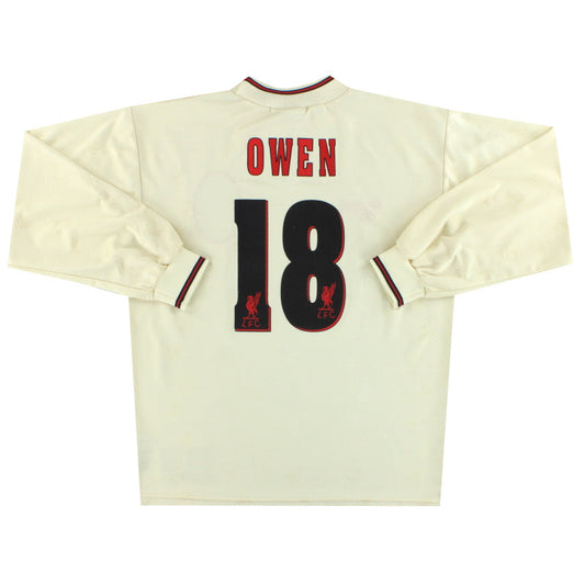 1996-97 Liverpool Away Shirt Owen