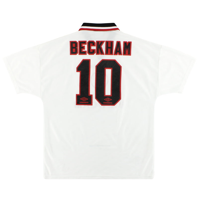 1996-97 Manchester United Away Shirt Beckham
