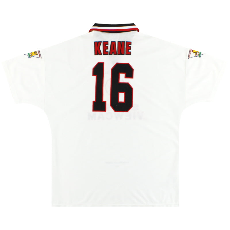 1996-97 Manchester United Away Shirt Keane
