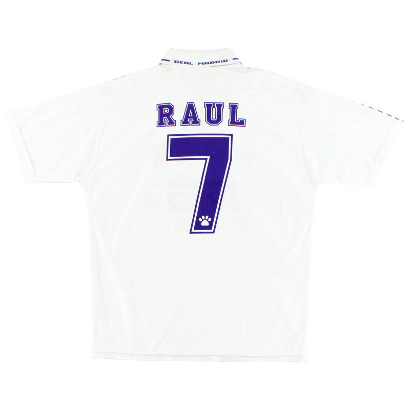 1996-97 Real Madrid Home Shirt Raul
