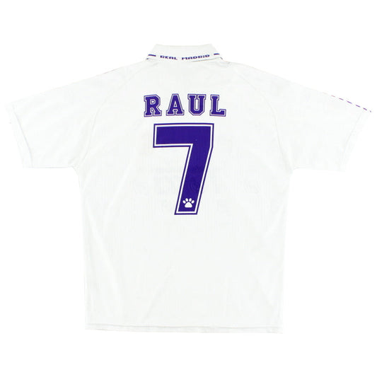 1996-97 Real Madrid Home Shirt Raul