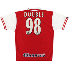 1996-98 Arsenal Home Shirt Double