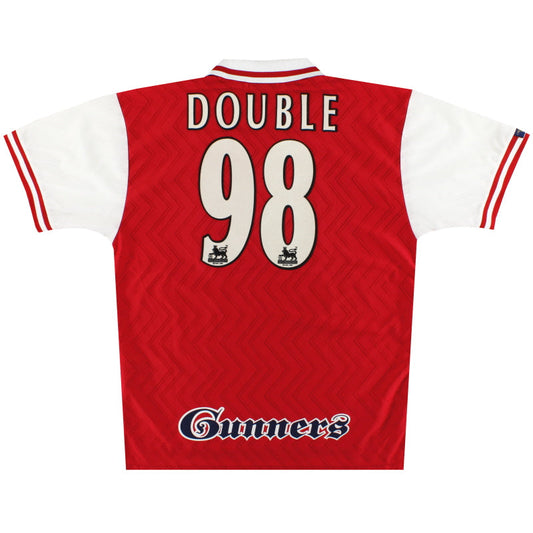 1996-98 Arsenal Home Shirt Double