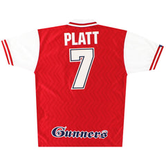 1996-98 Arsenal Home Shirt Platt